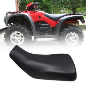 PIT66 Black PVC Leather Seat Cover for Honda Rancher