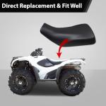 PIT66 Black PVC Leather Seat Cover for Honda Rancher