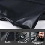 PIT66 Black PVC Leather Seat Cover for Honda Rancher