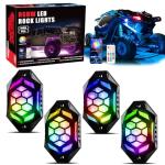 600% Bright RGBW LED Rock Lights Kit for ATVs