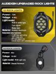 600% Bright RGBW LED Rock Lights Kit for ATVs