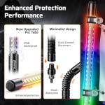 3FT LED Whip Light Set with Speed Sensor