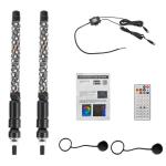 2 Pack LED Whip Lights with App Control