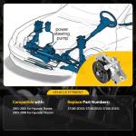 Power Steering Pump for Hyundai Elantra & Tiburon