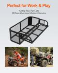 Heavy Duty ATV Rear Drop Cargo Basket Rack