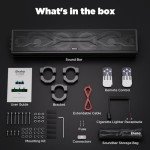 25" Bluetooth UTV Sound Bar with RGB Lighting