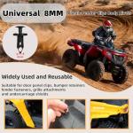 260PCS ATV/UTV Fender Clips for Can Am, Polaris