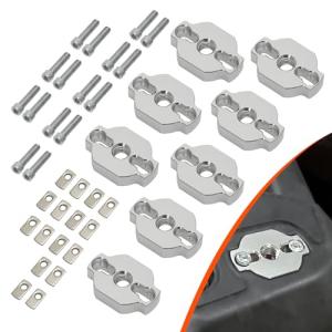 Heavy-Duty ATV Tie Down Anchors Kit - 8pcs