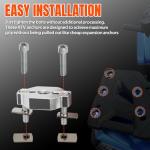 Heavy-Duty Aluminum ATV Tie Down Anchors Kit