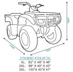 Heavy-Duty Waterproof ATV Cover for All Weather