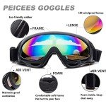 13PCS ATV Motorcycle Goggles & Skull Face Masks