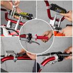 WEIYINGSI Red Aluminum ATV Handlebars 28.75"x7.48