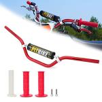 WEIYINGSI Red Aluminum ATV Handlebars 28.75"x7.48