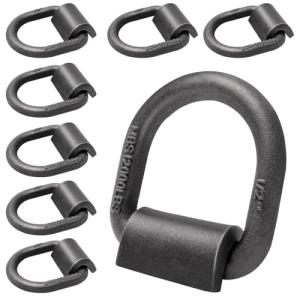 8-Pack Heavy Duty 12000LBS Weld-On D Ring Anchors
