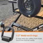 8-Pack Heavy Duty 12000LBS Weld-On D Ring Anchors