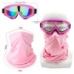 2 Pack ATV Motocross Goggles with Neck Masks