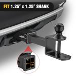 Nilight 1-1/4" x 6" Trailer Hitch Adapter