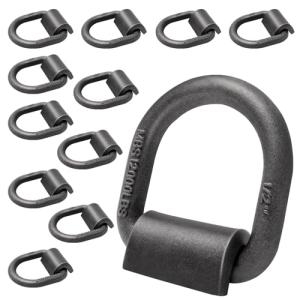 12-Pack Heavy Duty 12000LBS Weld-On D Rings