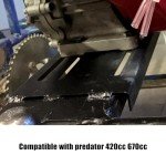 RYANSTAR RACING Engine Mount Plate Compatible with Predator 420cc 670cc Predator Engine Riser Plate Go Kart Motor Mount Adjustable Motor Plate