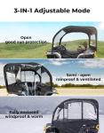 KEMIMOTO Extra Large 3-in-1 ATV Canopy Cover