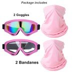 2 Pack ATV Motocross Goggles with Neck Masks
