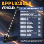 ATVMaster Rear Drive Shaft for Polaris RZR