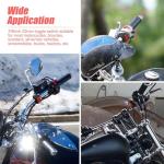 Motorcycle Headlight Toggle Switch - 12V Push Button