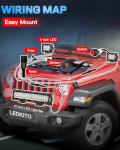 LEDKITO 12" Light Bar & 2x 4" Pod Lights