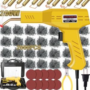200W Plastic Welder Kit with Staples and Sandpaper