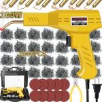 200W Plastic Welder Kit with Staples and Sandpaper
