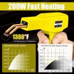 200W Plastic Welder Kit with Staples and Sandpaper