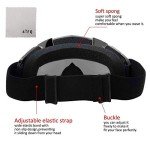 Windproof ATV Racing Goggles with Scratch Resistance