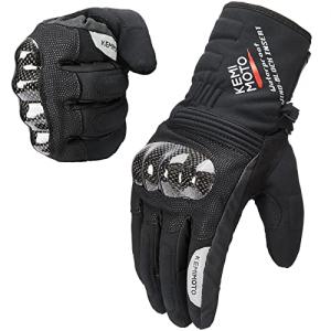KEMIMOTO Waterproof Winter Motorcycle Gloves for All