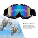 Windproof ATV Racing Goggles with Scratch Resistance