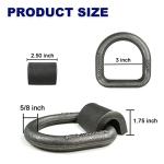 Heavy Duty Weld-On D Ring Tie Down Anchor