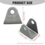 Anxingo 4Pcs Steel Shock Mounts for ATV & Bikes