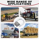 Leero Heavy Duty 3/8" D Rings - 20 Pack