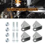 Anxingo 4Pcs Steel Shock Mounts for ATV & Bikes