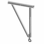 Polaris ATV Lower Right Control Arm, OEM Black