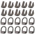 Heavy Duty Weld-On D-Ring Tie Down Anchors