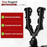 Dioty ATV Double Gun Rack for Hunting Gear