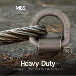 Aikosin 5/8" 18000LBS Heavy Duty D Rings - 4 Pack