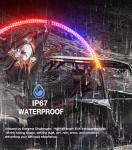 KeoBin 4FT LED Whip Lights with Remote Control