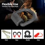 Heavy Duty Forged Steel D Ring Tie-Downs 8-Pack