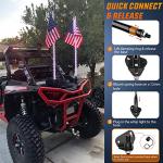 Nilight 3FT RGB LED Whip Light Set