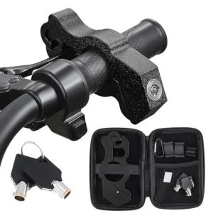 Windance Handlebar Lock with Storage Bag - Black