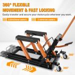 Nilight 1500 LB Hydraulic ATV Lift Jack