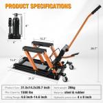 Nilight 1500 LB Hydraulic ATV Lift Jack