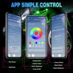 Nilight RGBW LED Rock Lights Kit for ATVs