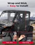 KEMIMOTO Water-Resistant Zipper Soft Doors for UTV